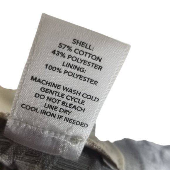 LOFT Gray Textured Above The Knee Pencil Skirt Zipper Clasp Back Size 6P - Picture 6 of 6